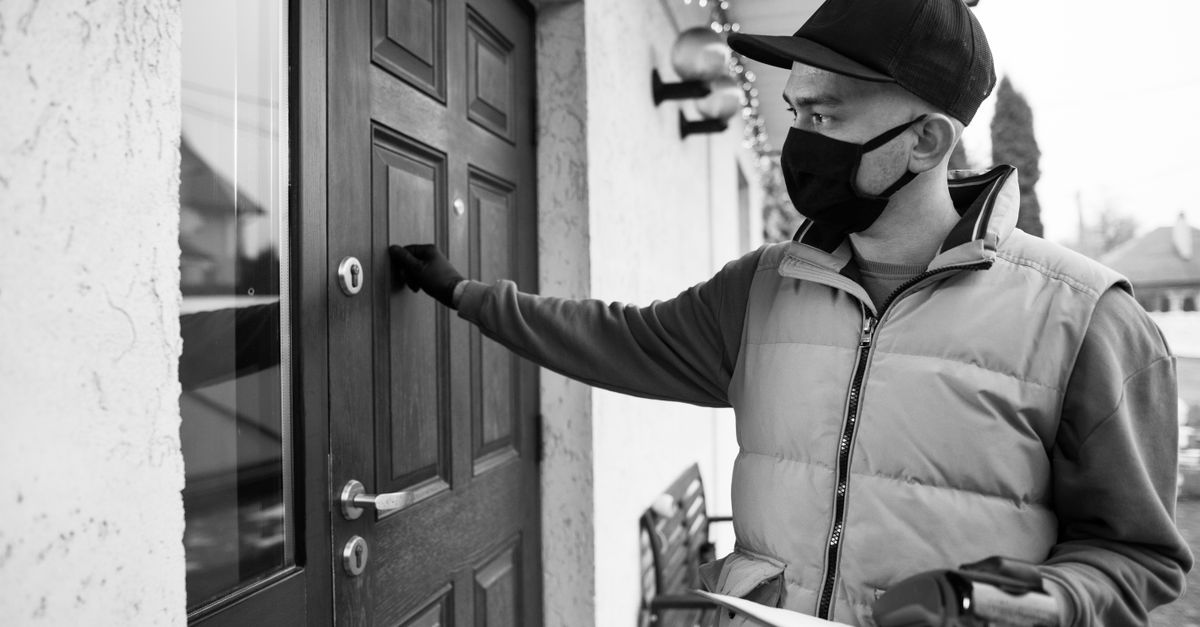 locksmith unlocking front door — Chambers St Locksmith Corp